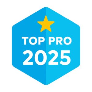 badge Image with text Top pro 2025